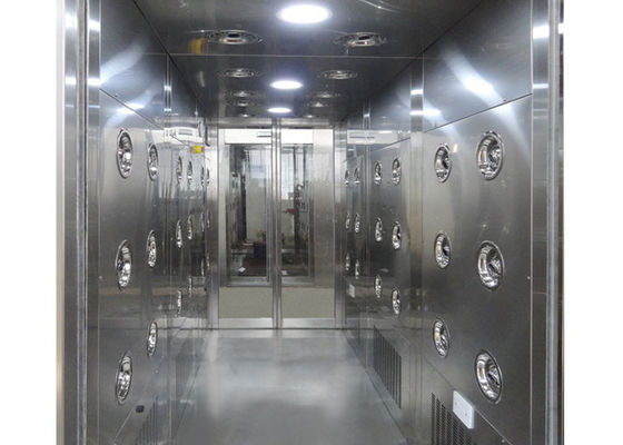 Automatic Induction 30m/Sec Cleanroom Air Shower Stainless Steel