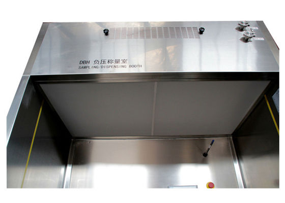 High Cleanliness Vertical Air Flow Cosmetic Industry SUS 304 Dispensing Booth