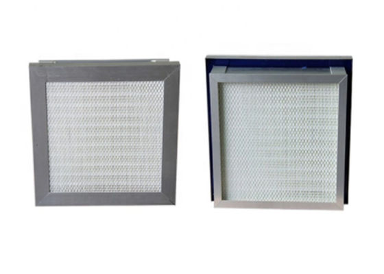 Gel Seal Mini Pleated Air Purifier HEPA Air Filter For Pharmaceutical Industry