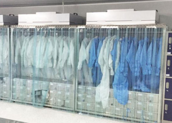 SUS Clean Room Equipments Garment Cabinet / Laminar Flow Dress Cabinet