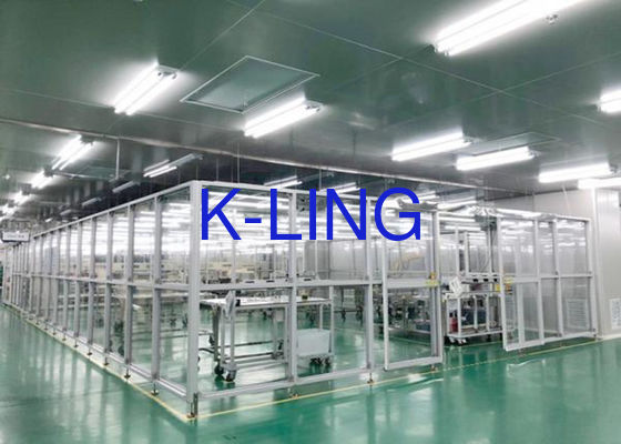 Class 1000 SUS 304 Frame Modular Clean Room with Plexiglass Wall for Controlled Environments
