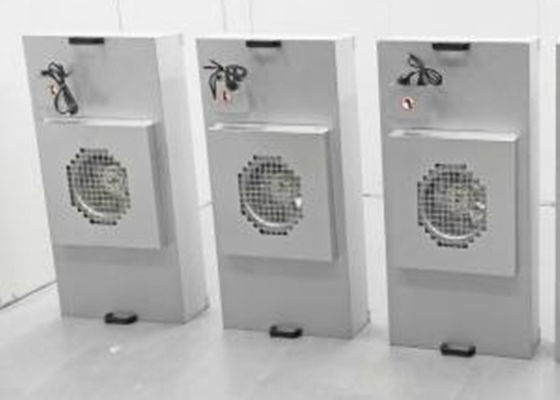 Galvanized Aluminum HEPA Fan Filter Unit / FFU 1175x575mm For Clean Booth