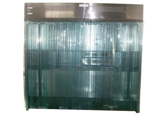 SS 304 Sheets Dispensing Booth With PVC Curtain Door HEPA Filter