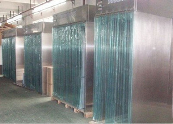 SS 304 Sheets Dispensing Booth With PVC Curtain Door HEPA Filter