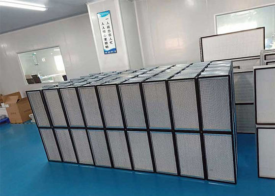 Galvanized Steel Frame HEPA Filter With Aluminum Foil Separator