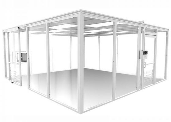 Spray Coated Steel Portable Class 100 Cleanroom Booth / Laminar Flow Booth