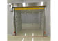1.2mm Stainless Steel SUS304/ 201 Air Shower Tunnel With PVC Scroll Doors