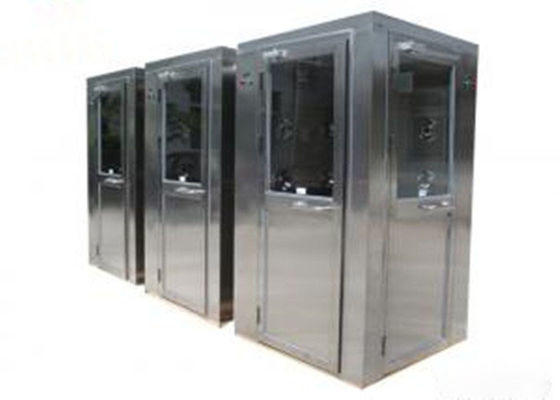 Stainless Steel Electric Lock Air Shower Cleanroom For Bio Pharmaceutical Plant