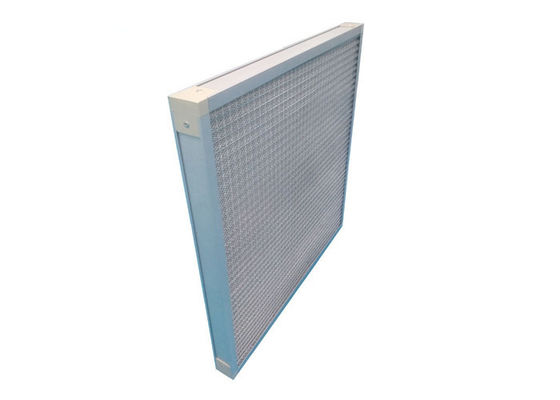 Aluminum Frame Mesh Metal G4 Pleated Panel Filter High Temperature