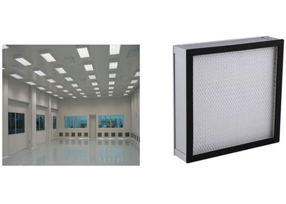 H12-H14 Mini Pleat HEPA Filter For Food And Beverage Industry Clean Room