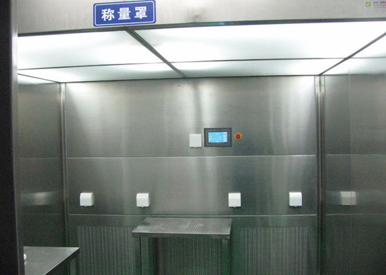 Electrical Stainless Steel Sampling / Weighing Booth For GMP Factory