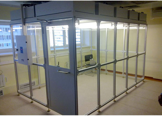 OEM Aluminum Profile Frame Softwall Clean Room ISO 5 ISO 7 Dispensing Booth