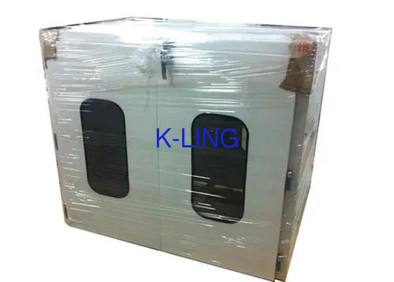 380V/50HZ Or 220V/50HZ Clean Room Pass Through Box Single / Double Swing Door