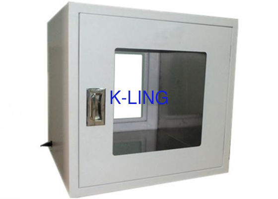 380V/50HZ Or 220V/50HZ Clean Room Pass Through Box Single / Double Swing Door