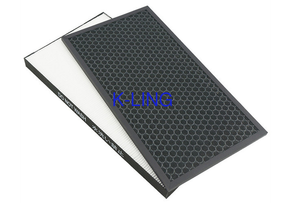 Black OEM Panel Activated Carbon HEPA Air Purifier Filter