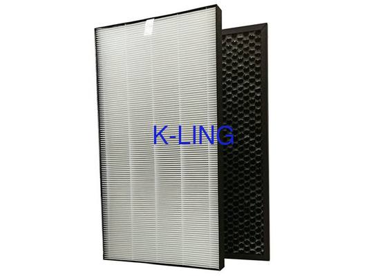 Black OEM Panel Activated Carbon HEPA Air Purifier Filter