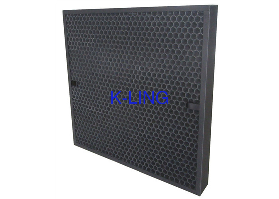 Panel Activated Carbon Primary Air Filter Aluminum / SUS 304 Frame Pre Filter