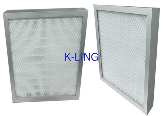 HVAC System Ultrathin H13 H14 Hepa Air Filter For Laboratory Clean Room