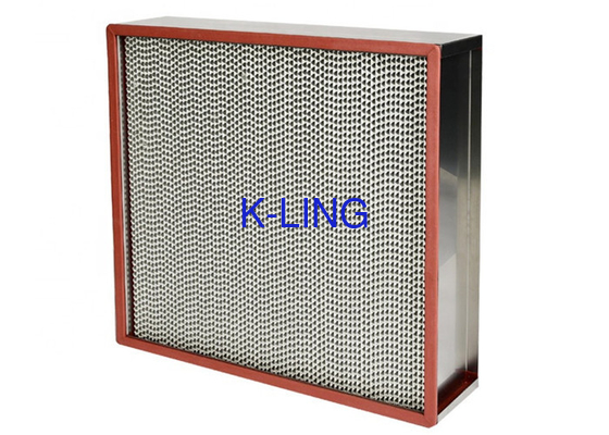 High Temperature Resistant HEPA Filter Box 0.035mm Aluminum Foil