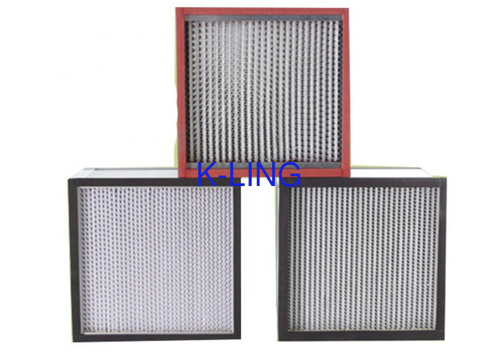 High Temperature Resistant HEPA Filter Box 0.035mm Aluminum Foil