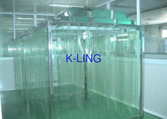 Easy Installation Clean Booth Softwall Clean Room Class 100 Custom Size