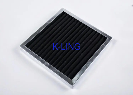 Activated Carbon Pleated Panel Air Filters Moisture Resistance