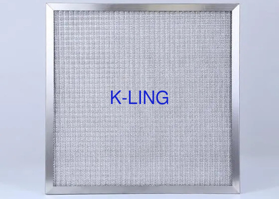 High Temperature Resistant Pleated Panel Air Filters Resist Of 300 Degrees Celsius