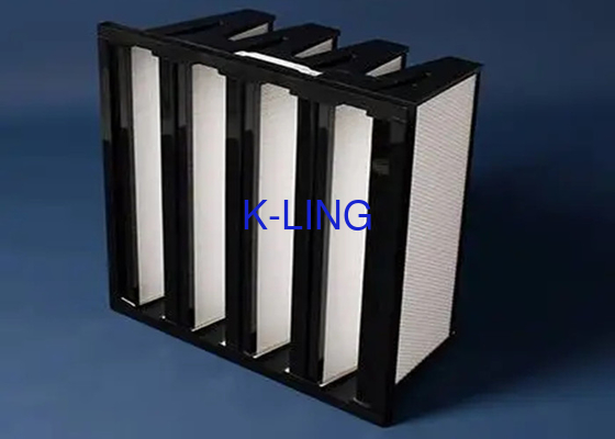 Ventilation Compact V Bank Filter Plastic Frame F7 F9 Filter