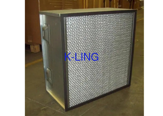 High Humidity Resistant Deep Pleated HEPA Air Filter With Partition