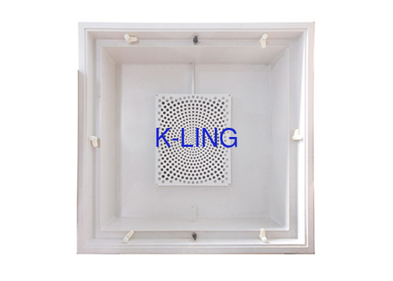 Plastic Spry Steel Diffuser Plate Ceiling HEPA Filter Box For clean room