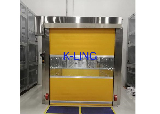 Scroll Shutter Doors Air Shower Tunnel With Stainless Steel Cabinet And HEPA Filter