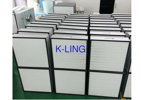 Disposable Terminal HEPA Filter Box Aluminum Frame And Fiberglass Media​