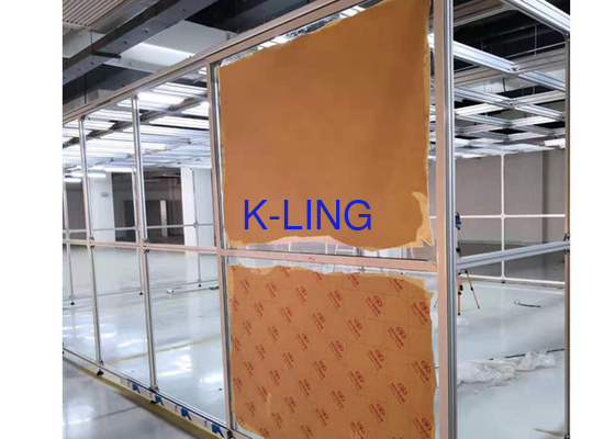 Pharmaceutical Softwall Clean Booth FFU Clean Room Equipment Aluminum Structure Frame