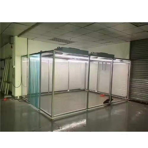 White Clean Booth Class 10-10000 Cleanliness for Superior Cleanroom ...