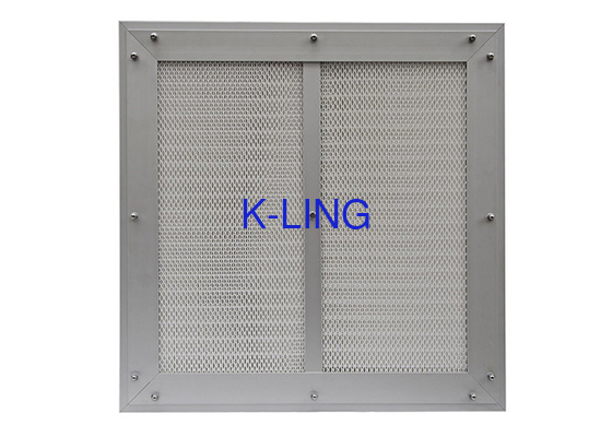 Clean Room Replaceable DOP Mini Pleat HEPA Filter With Hood For Food Beverage Factory
