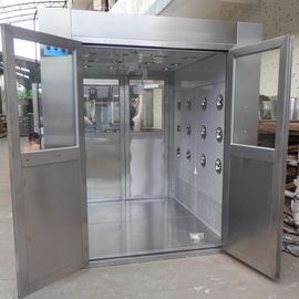 IOS 5 Stainless Steel Clean Room Air Shower Tunnel Equipment With Vertical Blowing