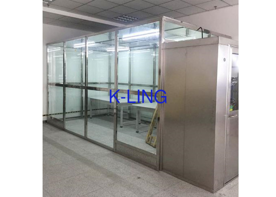 Pharmacy Modular Fasting Softwall Clean Room Class 100 To Class 100000 SS Square Pipe