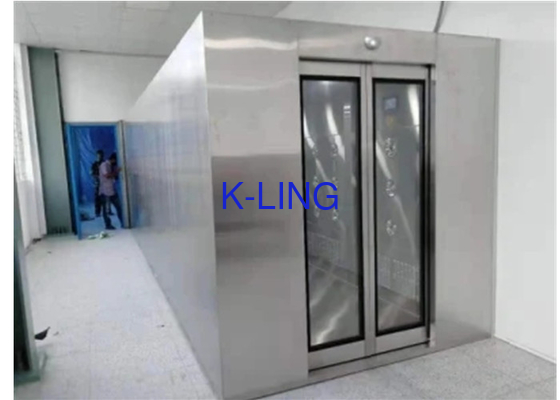 Auto Slide Door Air Shower Tunnel With 3 Blowers And Adjustable Air Nozzles