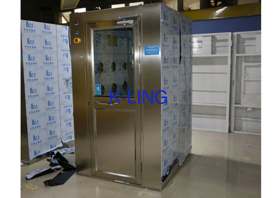 2 Person Cleamroom Air Shower Room With Interlock Automatic Open Doors
