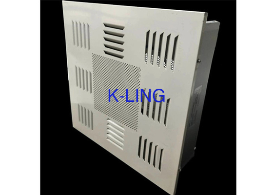 Class 100 HEPA Filter Box Cold Formed Steel Plate With Electrostatic Spraying Outer Shell