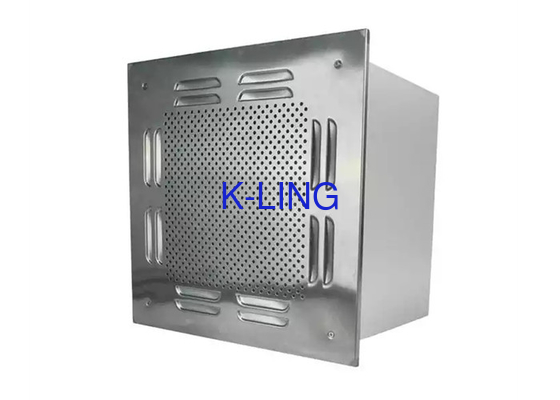 Powder Coated Steel 6 Air Outlet HEPA Filter Box Class 100 For Cleanroom Equipment