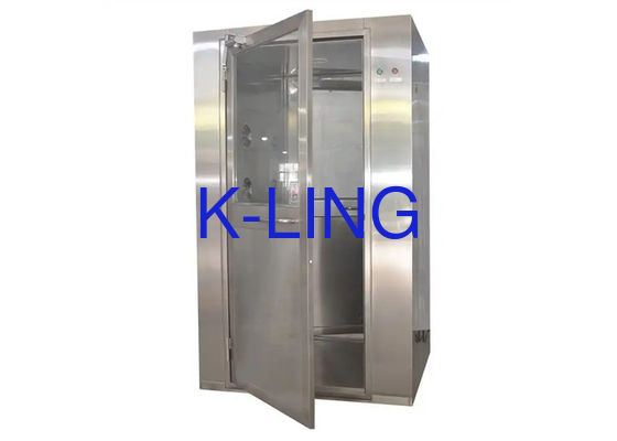 Custom Cleanroom Air Shower Tunnel Stainless Steel Electric Panel Control