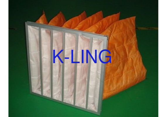 Customize Bag Air Filter Aluminum Alloy Frame Humidity Tolerance F9 Efficiency