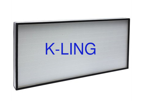 ULPA Glassfiber Filter With Aluminum Alloy Frame And Hot Melt Adhesive
