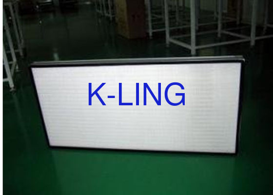 Industrial Aluminum Alloy Frame ULPA / HEPA Air Filter Customized Size