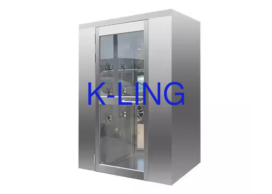 Customized Stainless Steel 304 Industrial Air Shower Chamber With LED Lighting