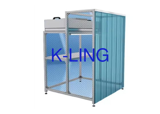 Class 100-100000 Softwall Clean Room With Customized Frame H14 HEPA Filter
