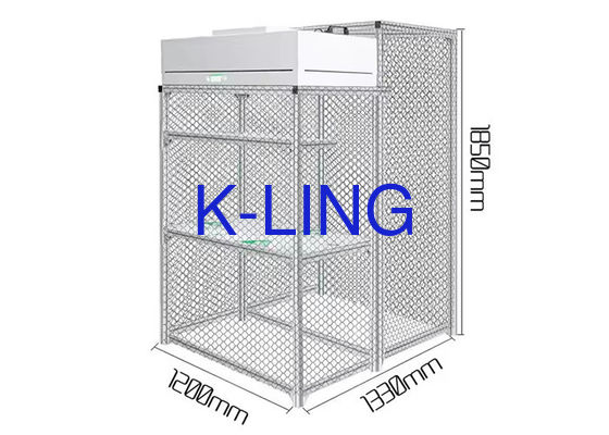 Customizable Size Softwall Clean Room with Unidirectional Air Flow and Easy Installation