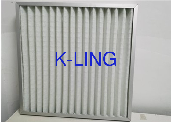 Efficiency Pleated Panel Air Purifier Filter 46mm/96mm G4 Rating 5um Porosity