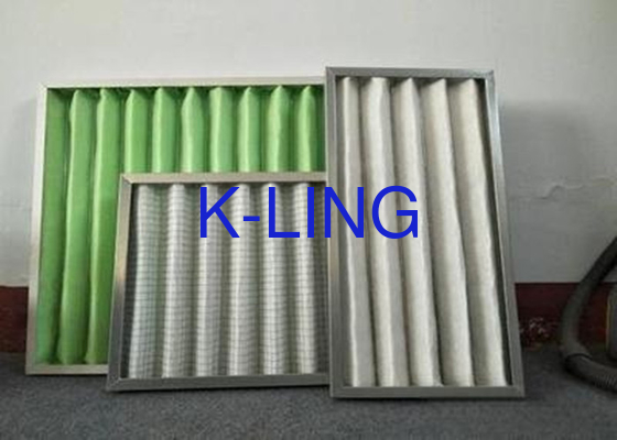 G4-F9 Filter Aluminum Pleated Panel Air Filter 32-120°F Temperature Range